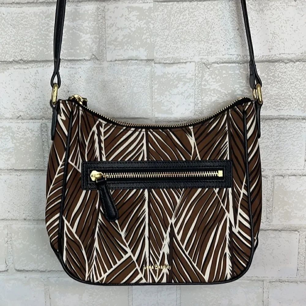 Vera Bradley Mini Vivian Crossbody Banana Leaves